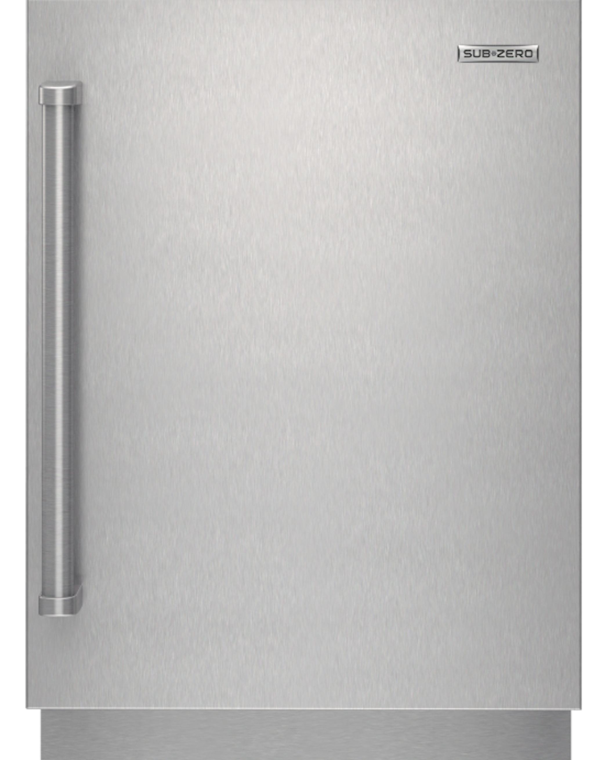 Subzero 24" Stainless Door Panel, Solid Door, Pro Handle, Rh
