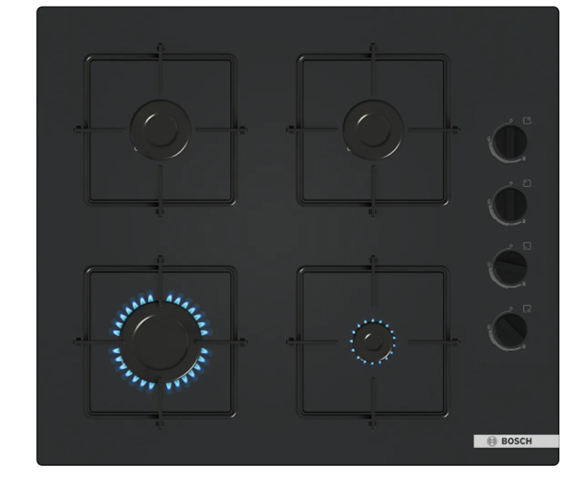 Bosch-Tope A Gas 4 Quemadores 60Cm/24" Negro