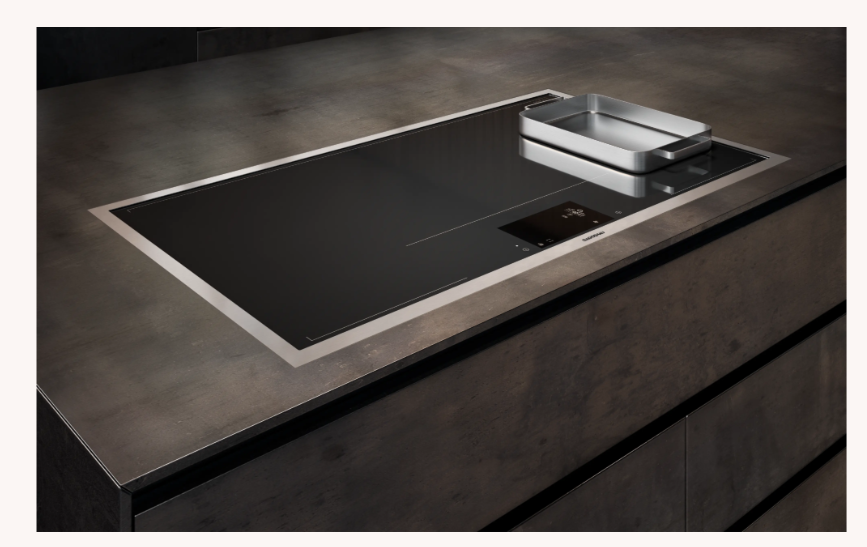 Gaggenau-Vario 400 Series 30" Full-Surface Induction Cooktop, Home Connect, Gray Glass