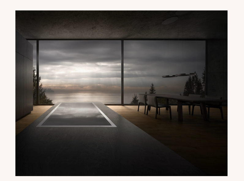 Gaggenau-Vario 400 Series 36" Full-Surface Induction Cooktop, Home Connect, Gray Glass