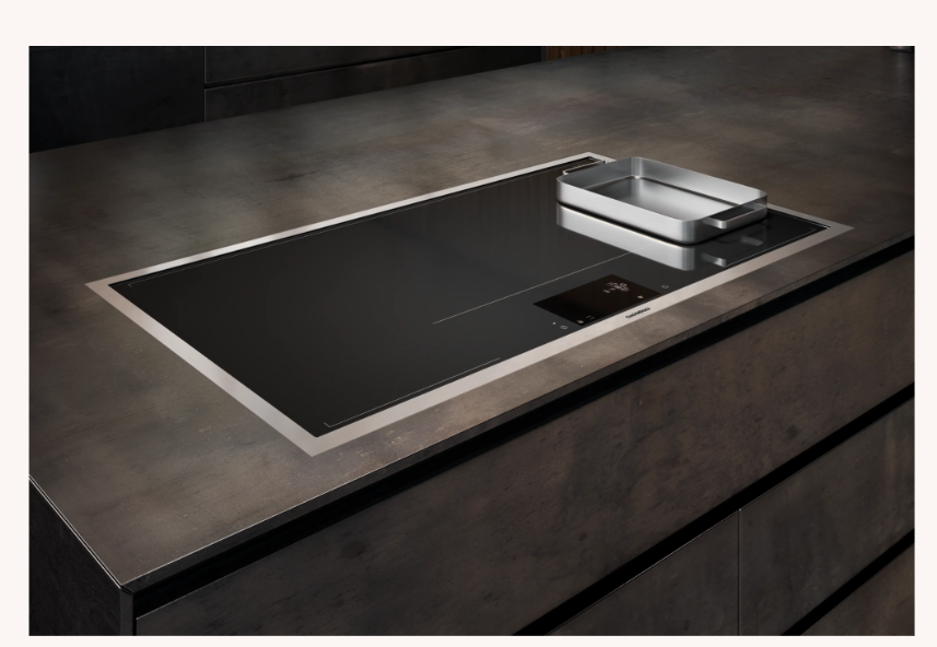 Gaggenau-Vario 400 Series 36" Full-Surface Induction Cooktop, Home Connect, Gray Glass