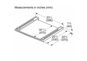 Bosch-White, Pg1.5 Stacking Kit With Pull-Out Shelf