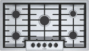 BOSCH - Plantilla de Gas, 5 quemadores, Serie 500, acero - 36" image 0