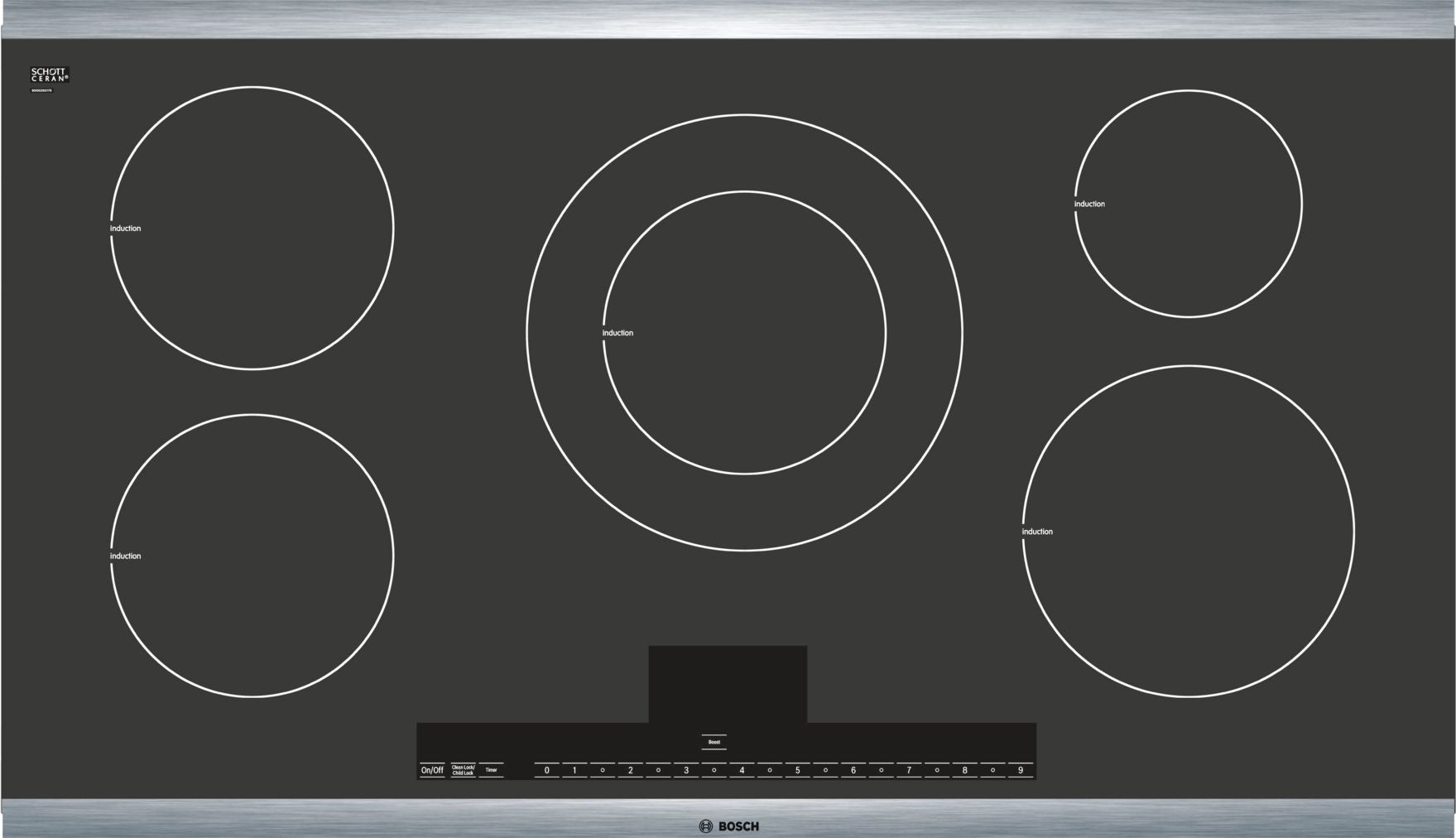 BOSCH - Plantilla de inducción Serie 500 - 36" image 0