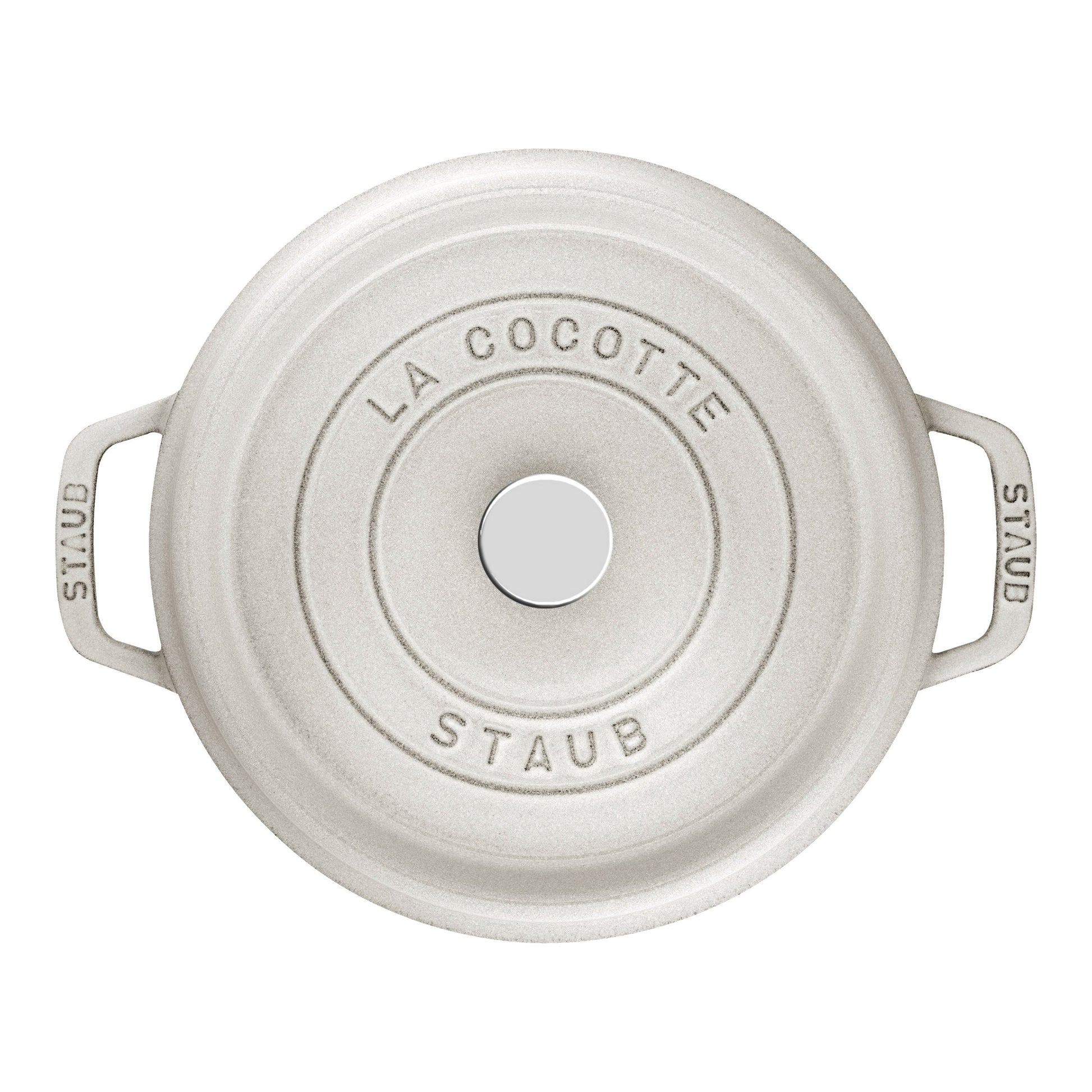 STAUB - Cocotte Redonda de 28cm de Hierro Fundido Blanco Trufa, 6.7L / 7.09Qt image 2