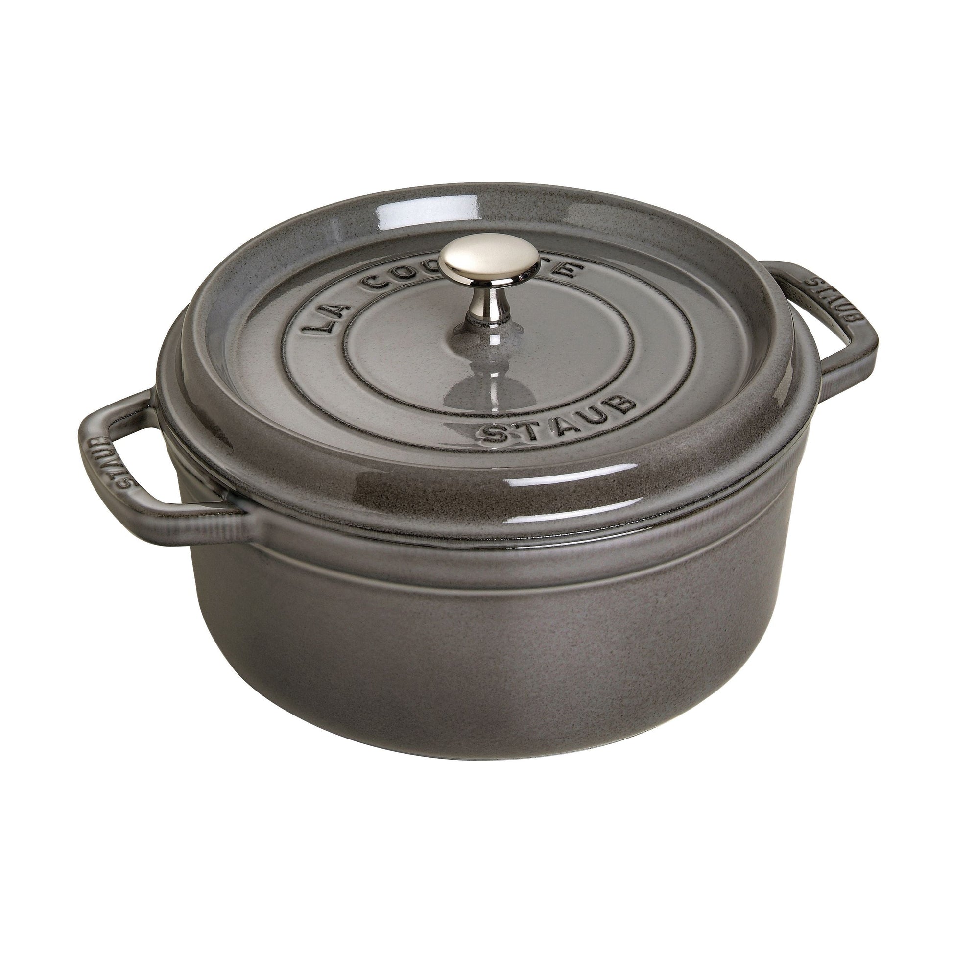 STAUB - Cocotte redonda - 24 cm - Gris grafito image 0