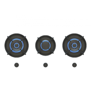 PITT - Módulo de Cocina de 3 Quemadores PITT Cusin Professional image 0