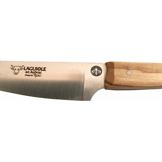 LAGUIOLE - Cuchillo de cocina con mango de olivo image 2