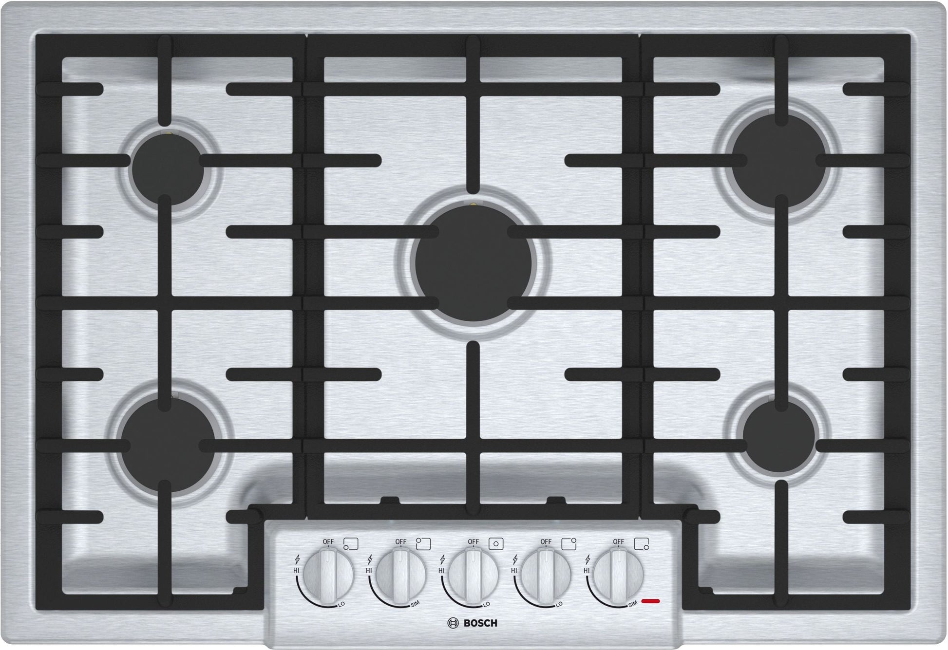 BOSCH - Plantilla a gas, 5 quemadores Serie 800 - 30" image 0