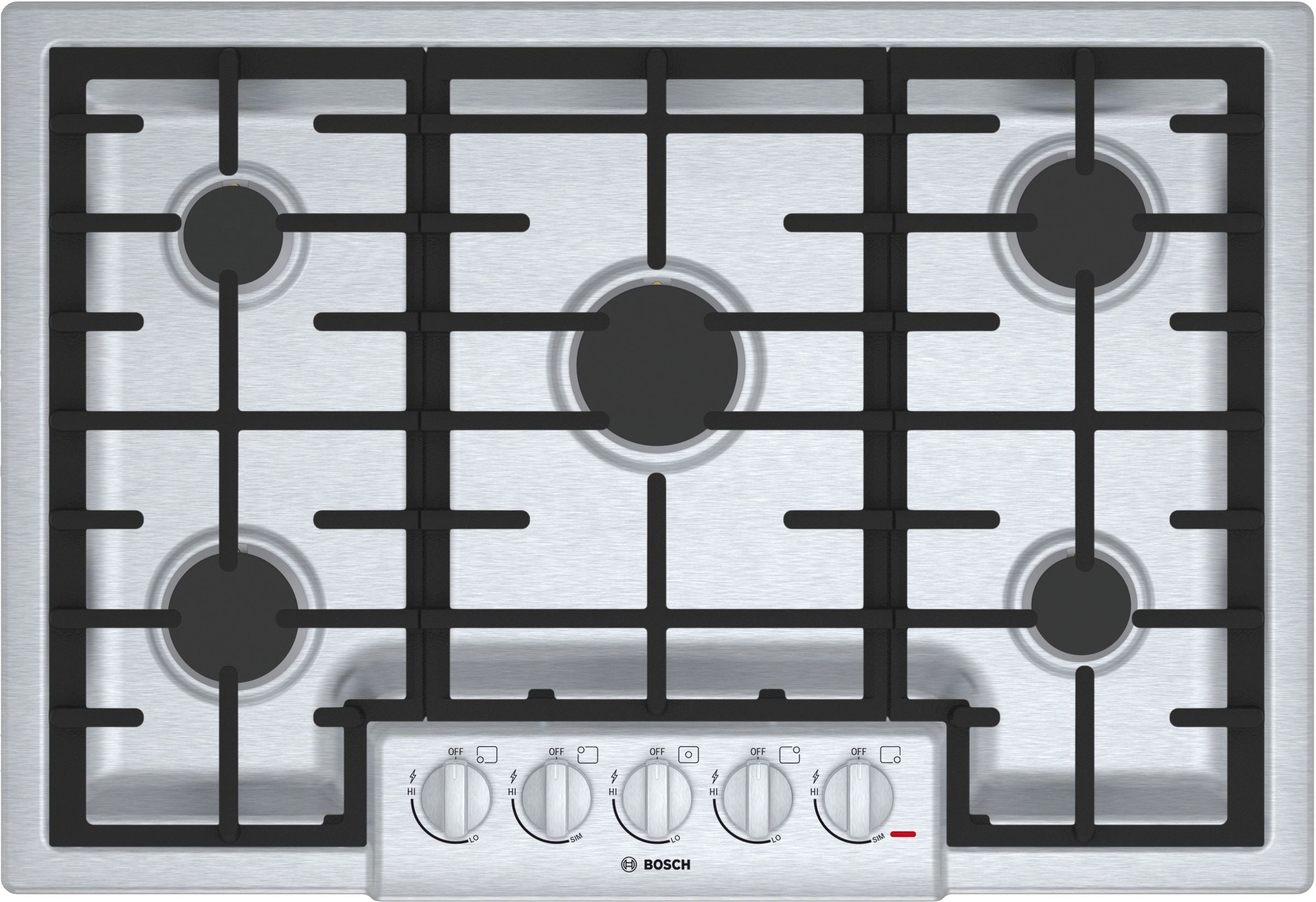 BOSCH - Plantilla a gas, 5 quemadores Serie 800 - 30" image 0