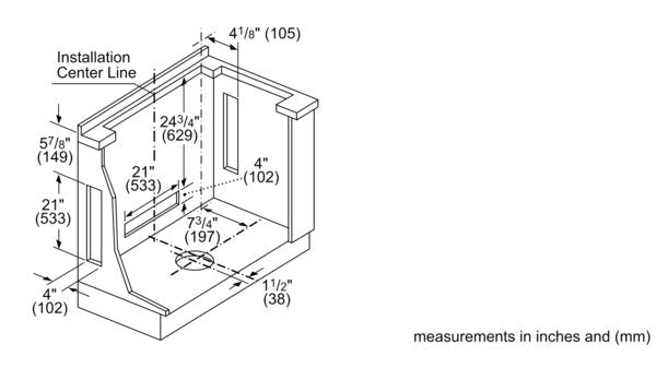 BOSCH - Extractor de Plantilla, Serie 800, de 30", ventilador opcional image 3