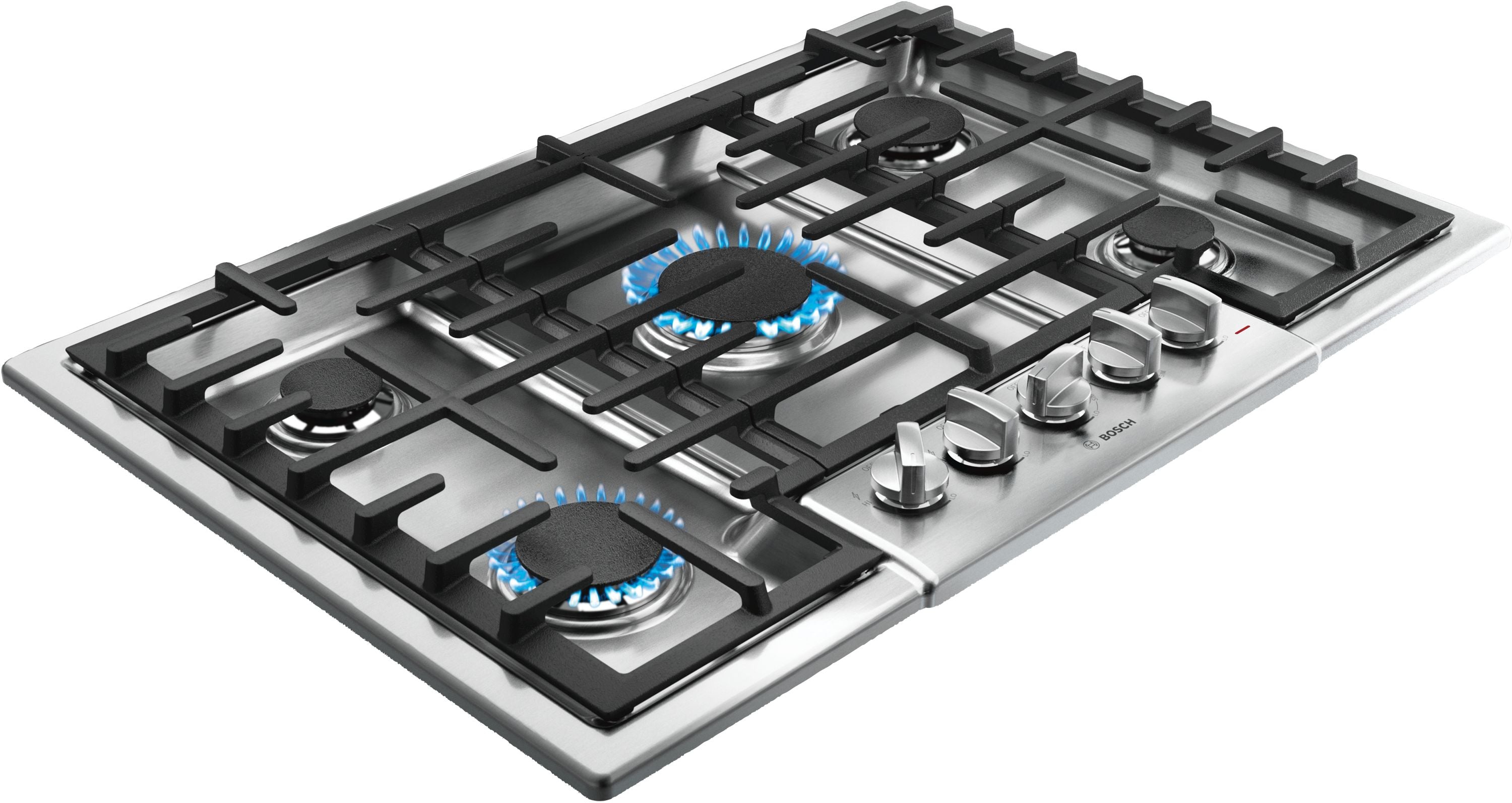 BOSCH - Plantilla a gas, 5 quemadores Serie 800 - 30" image 1