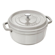 STAUB - Cocotte Redonda de 28cm de Hierro Fundido Blanco Trufa, 6.7L / 7.09Qt image 0