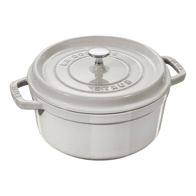 STAUB - Cocotte Redonda de 28cm de Hierro Fundido, 6.7L / 7.09Qt