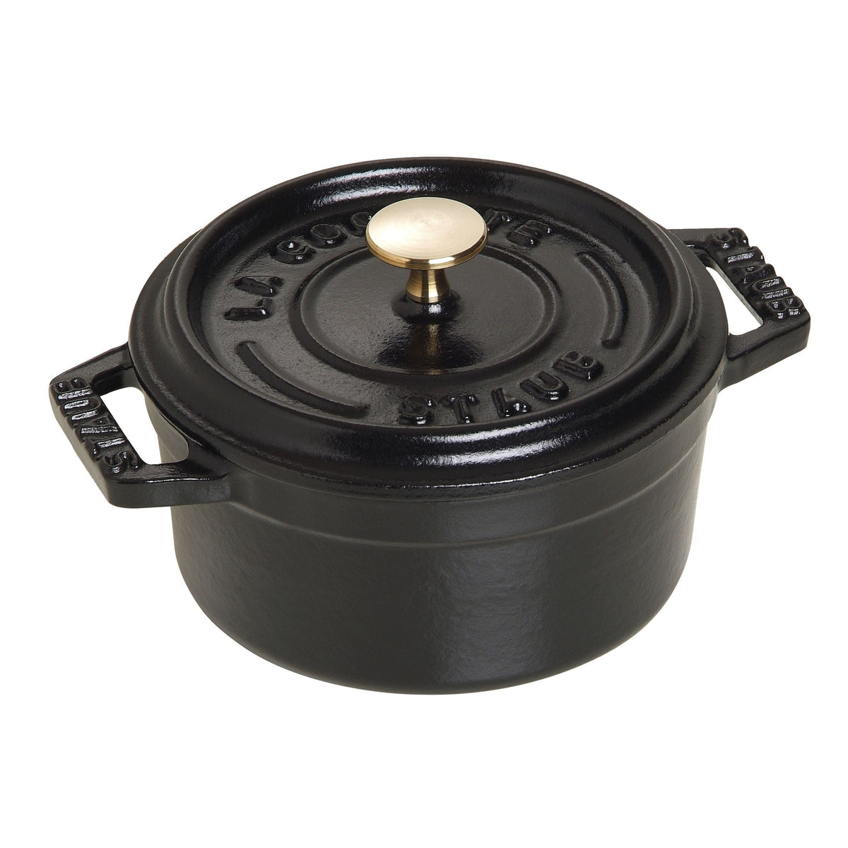 STAUB - Cocotte redonda - 10 cm - Negro image 0