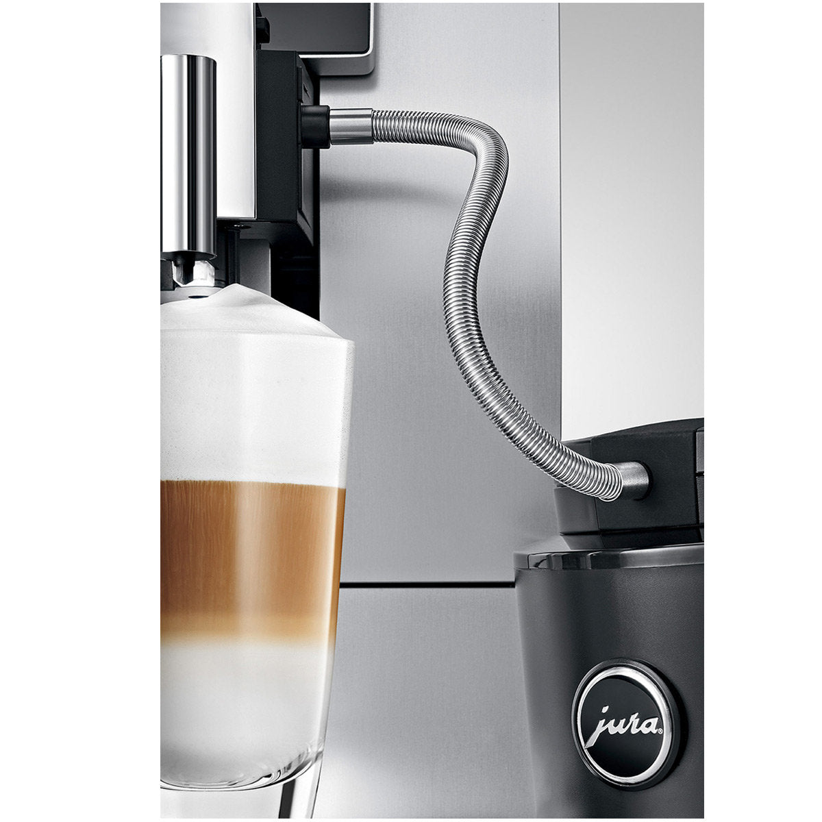 JURA - Tubo de leche con carcasa de acero inoxidable image 1
