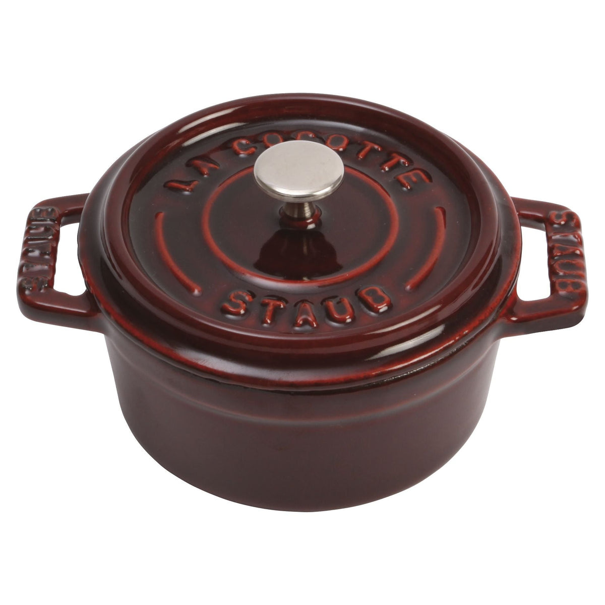 STAUB - Cocotte redonda - 10 cm - Rojo granadina image 0
