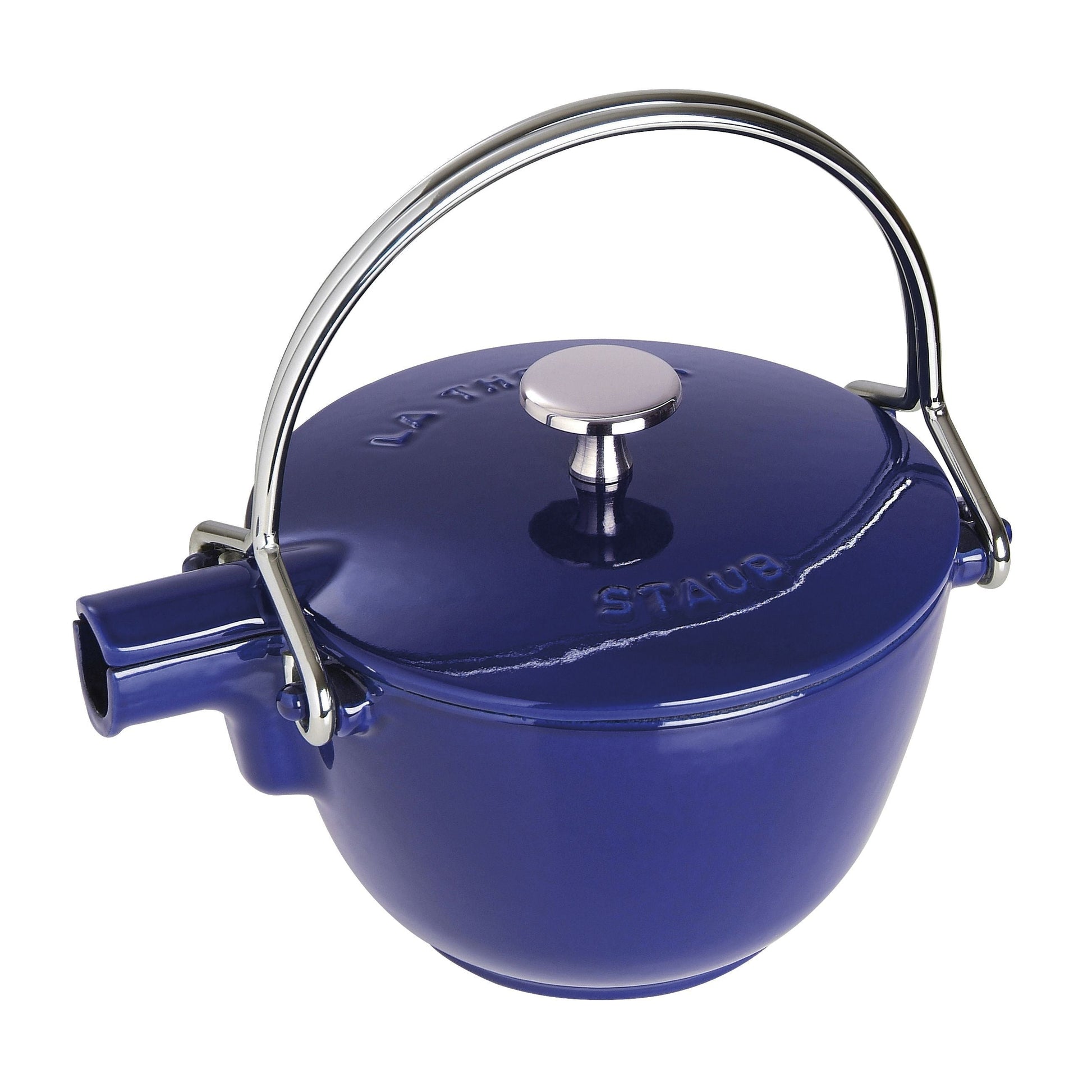 STAUB - Tetera redonda 16,5 cm - Azul oscuro image 0