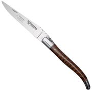 LAGUIOLE - Cuchillo plegable con mango de madera image 0