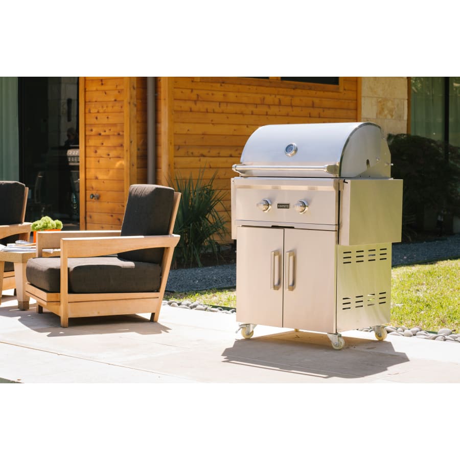 COYOTE - Parrilla 28" en Carrito - Gas LP para exteriores image 2