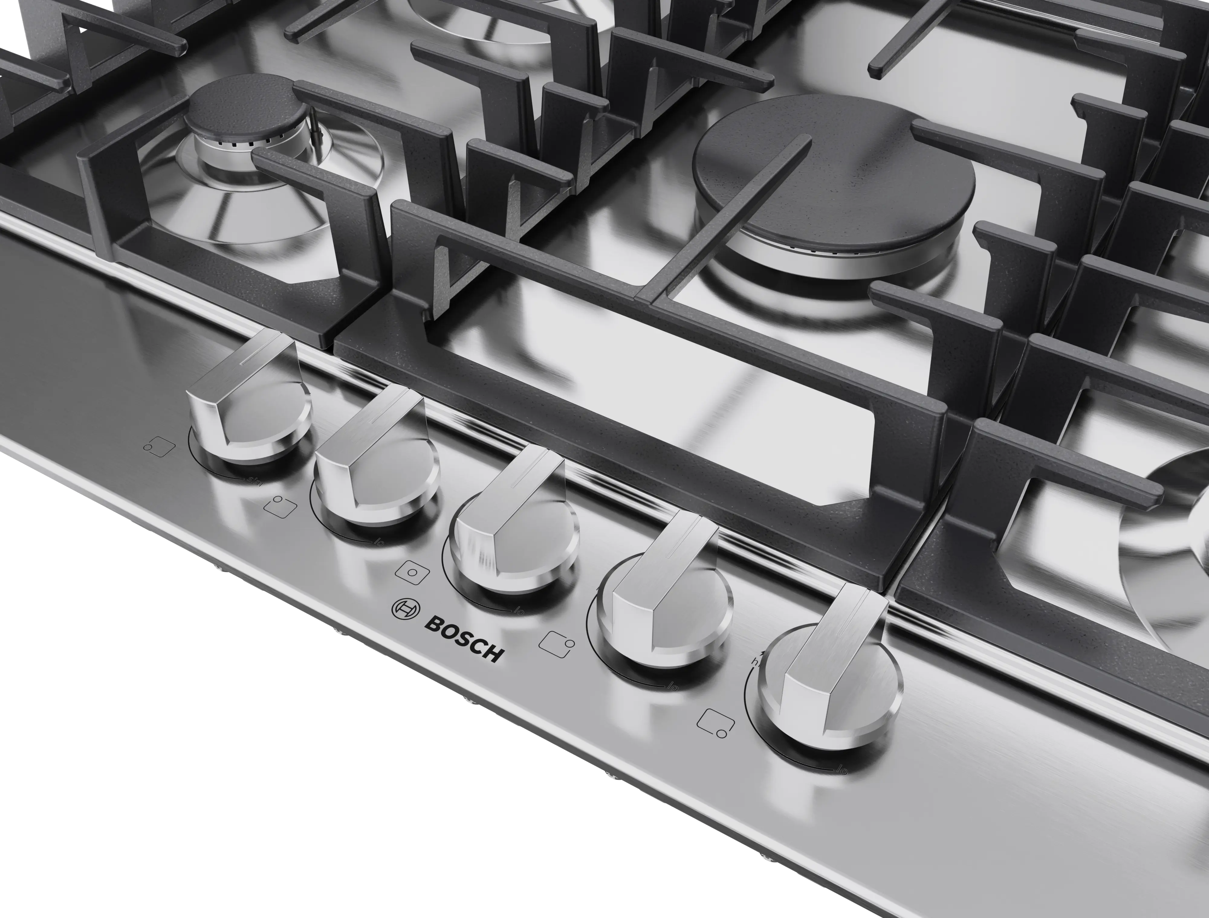BOSCH - Placa de Gas 30" Serie 300 - 5 Quemadores, Acero inoxidable image 3