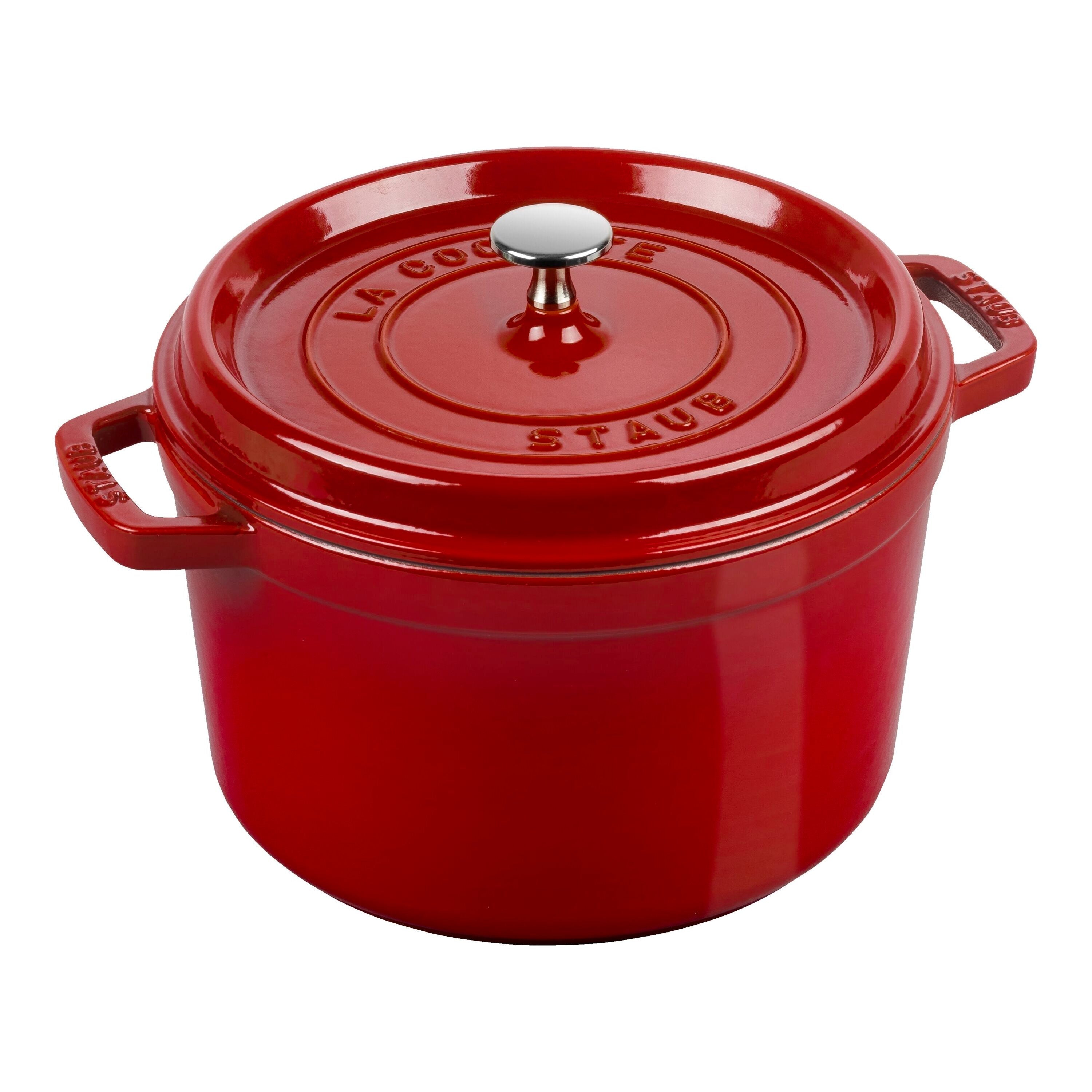 STAUB - Cocotte Redonda de 24cm en Color Cereza image 0