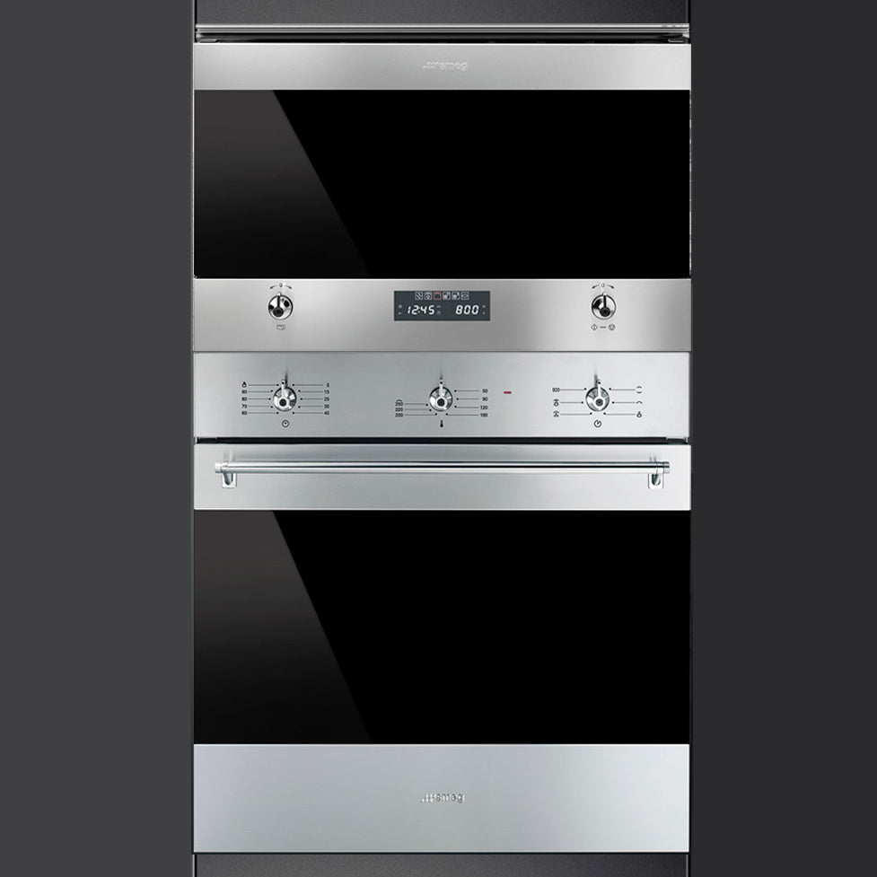 SMEG - Horno Microondas Compacto Clásico de 60 cm / 24" con Grill image 2
