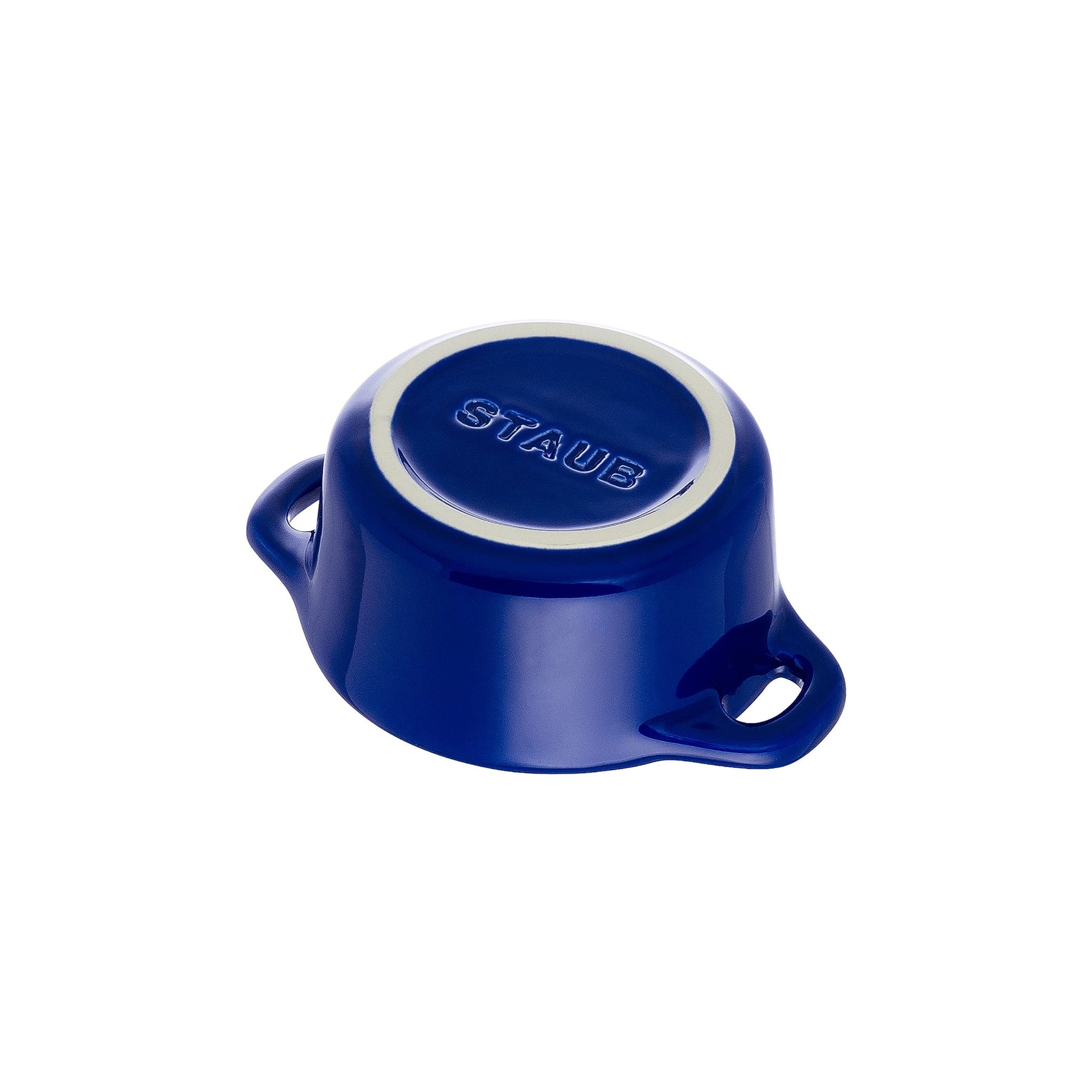 STAUB - Mini Cocotte de 10cm de Cerámica Redonda en Color Azul Oscuro image 5