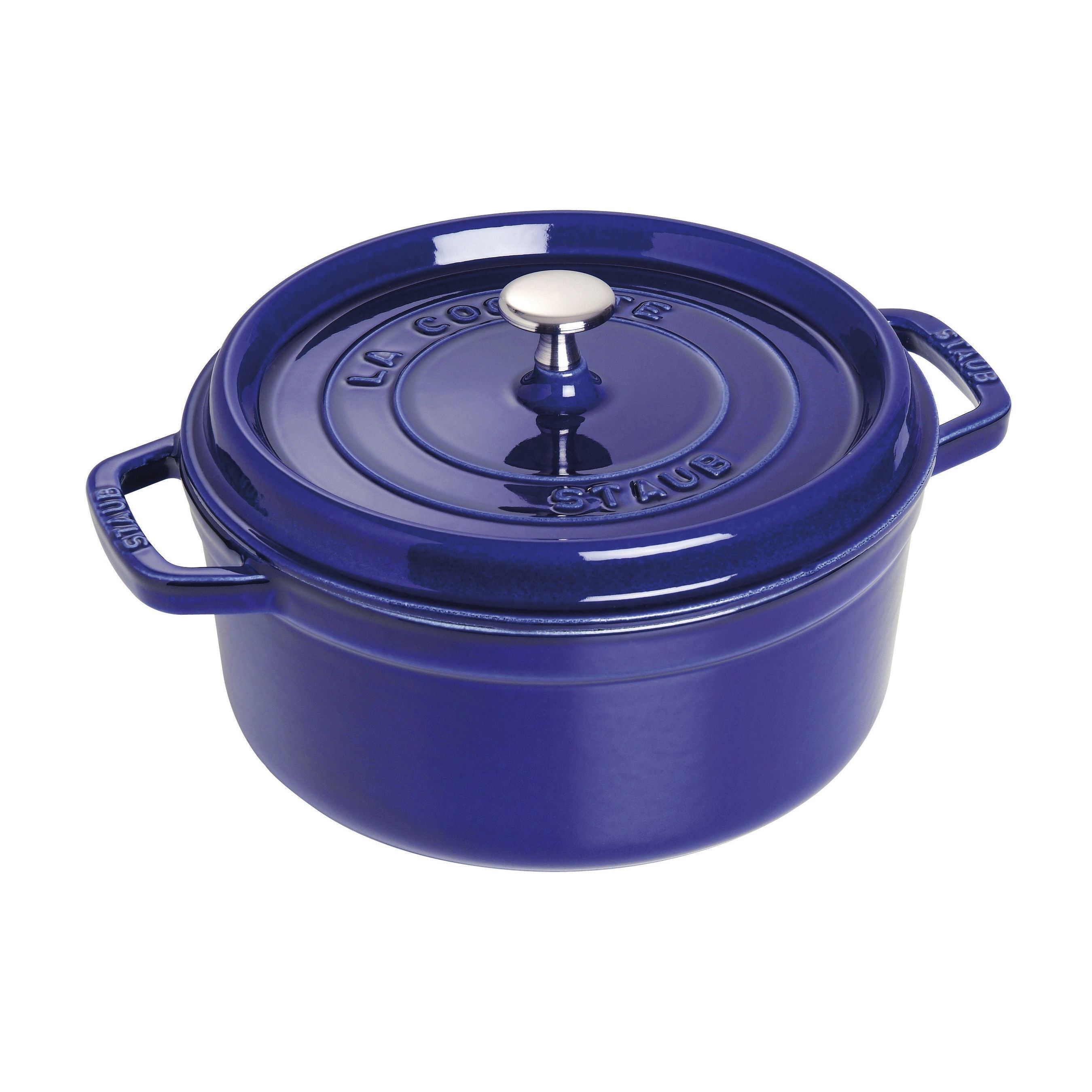 STAUB - Cocotte redonda 24 cm - Azul oscuro image 0