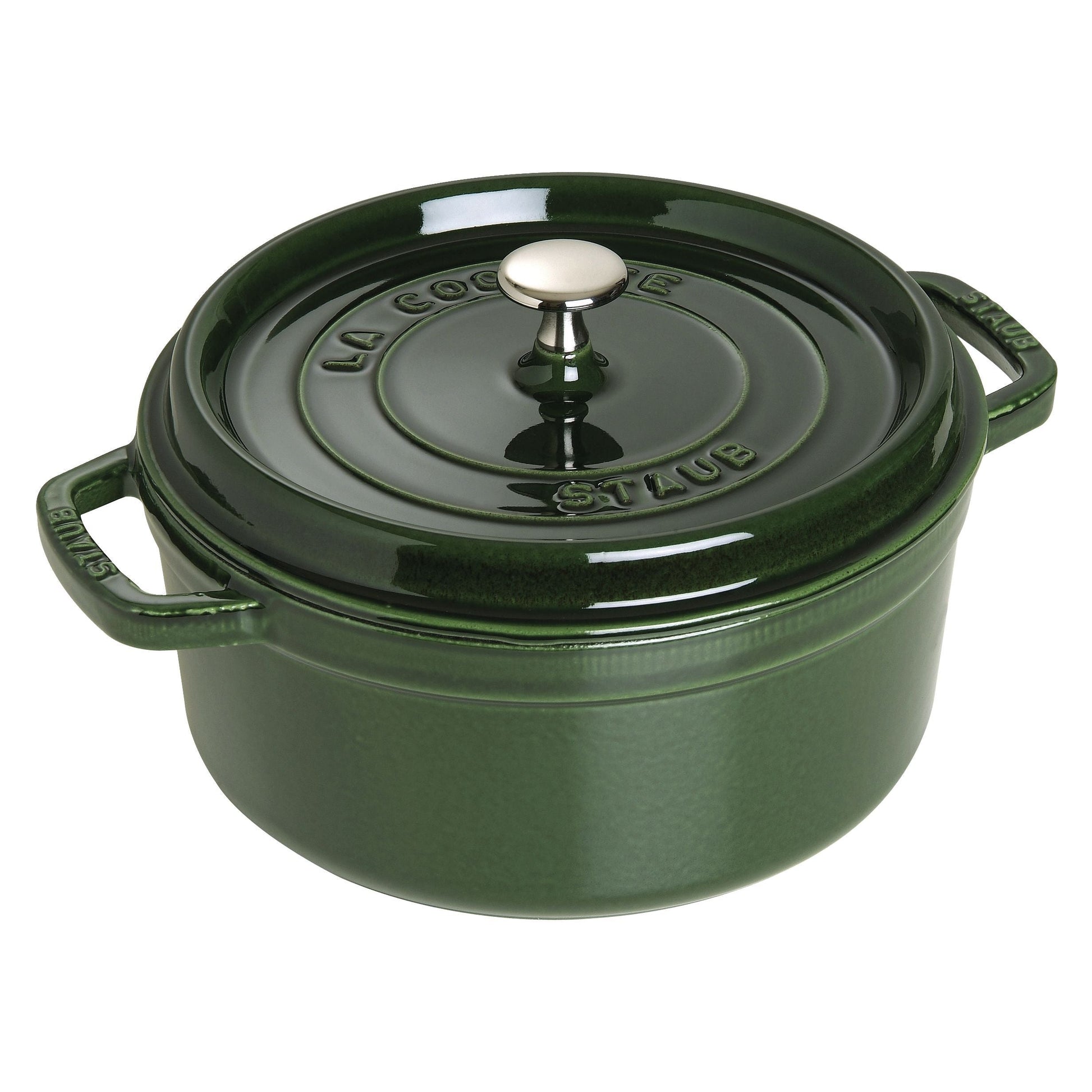 STAUB - Cocotte redonda - 26 cm - Albahaca image 0