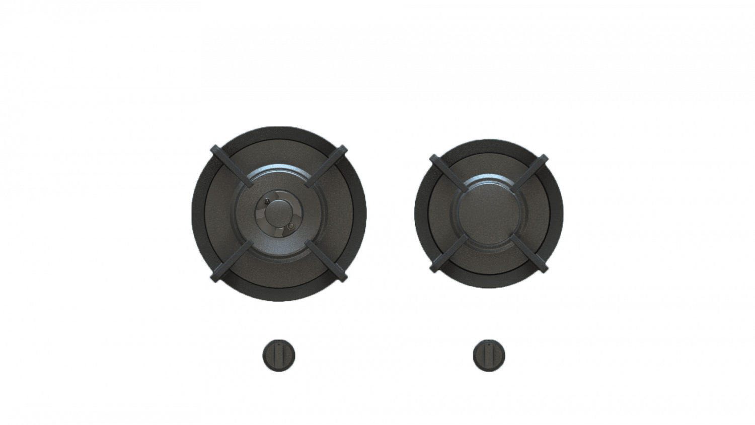 PITT - Módulo de Cocina de 2 Quemadores PITT Baula Professional image 1