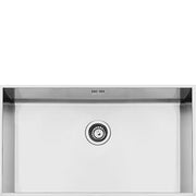 SMEG - Fregadero Quadra de 72 cm - Acero Inoxidable image 0