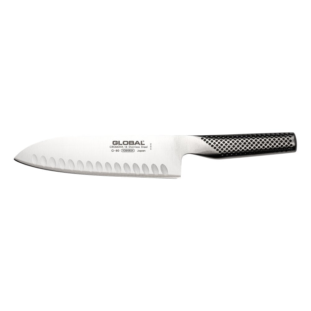 GLOBAL - SANTOKU acanalado, 18 cm image 0