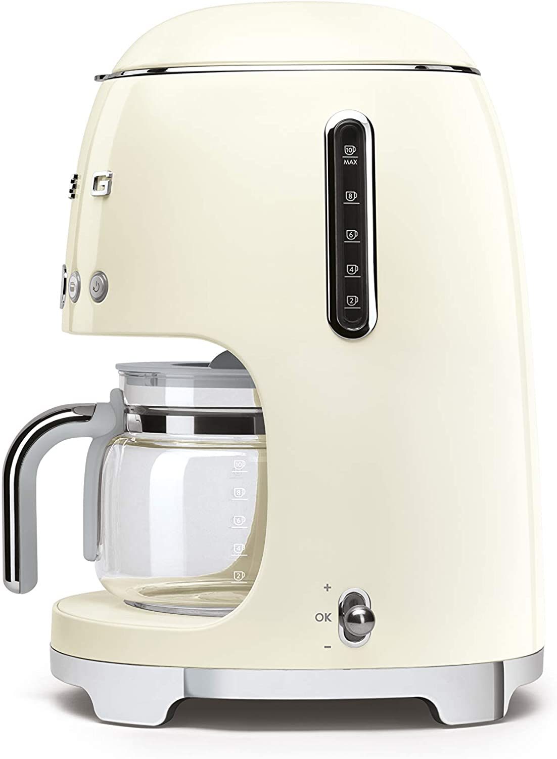 SMEG - Cafetera de Goteo Estilo Retro 50's - Crema image 3