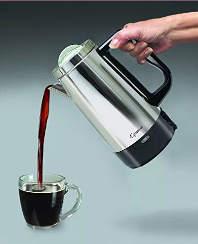 CAPRESSO - Cafetera Percoladora de 8 Tazas con Tapa de Vidrio image 1