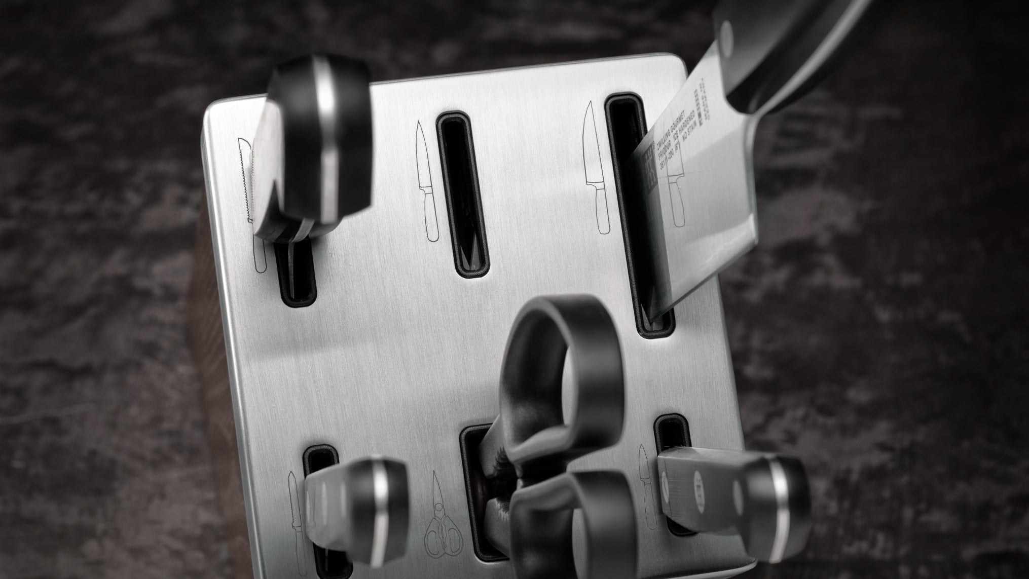 ZWILLING - Bloque de cuchillos con sistema de autoafilado, madera, 7 piezas image 2