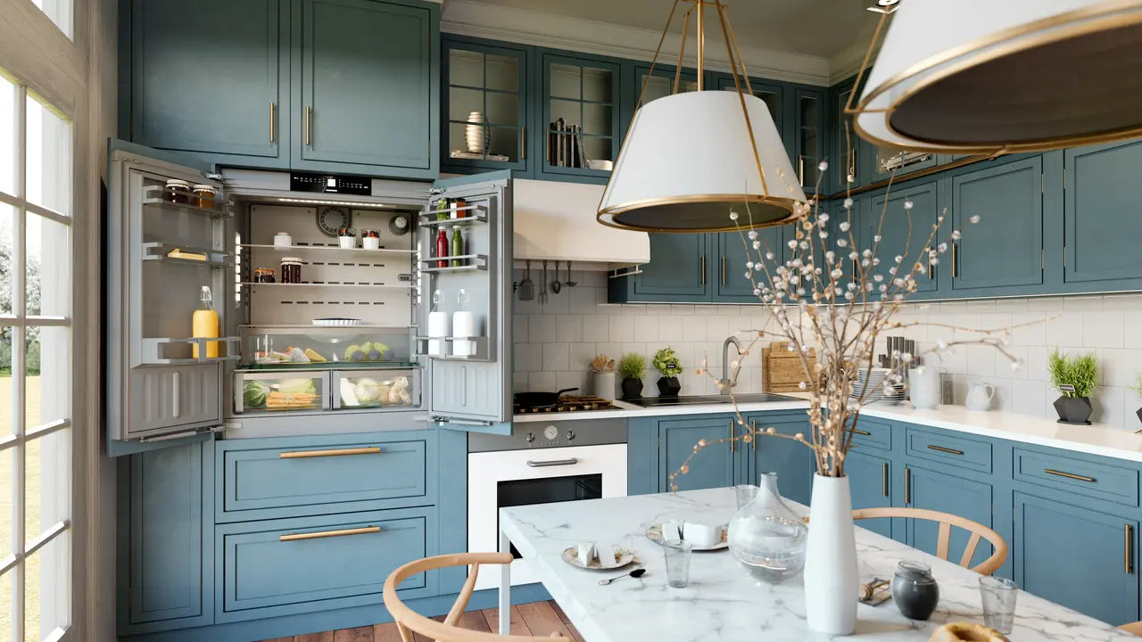 LIEBHERR - Refrigerador Integrado 36" - French Door, Congelador Inferior image 2