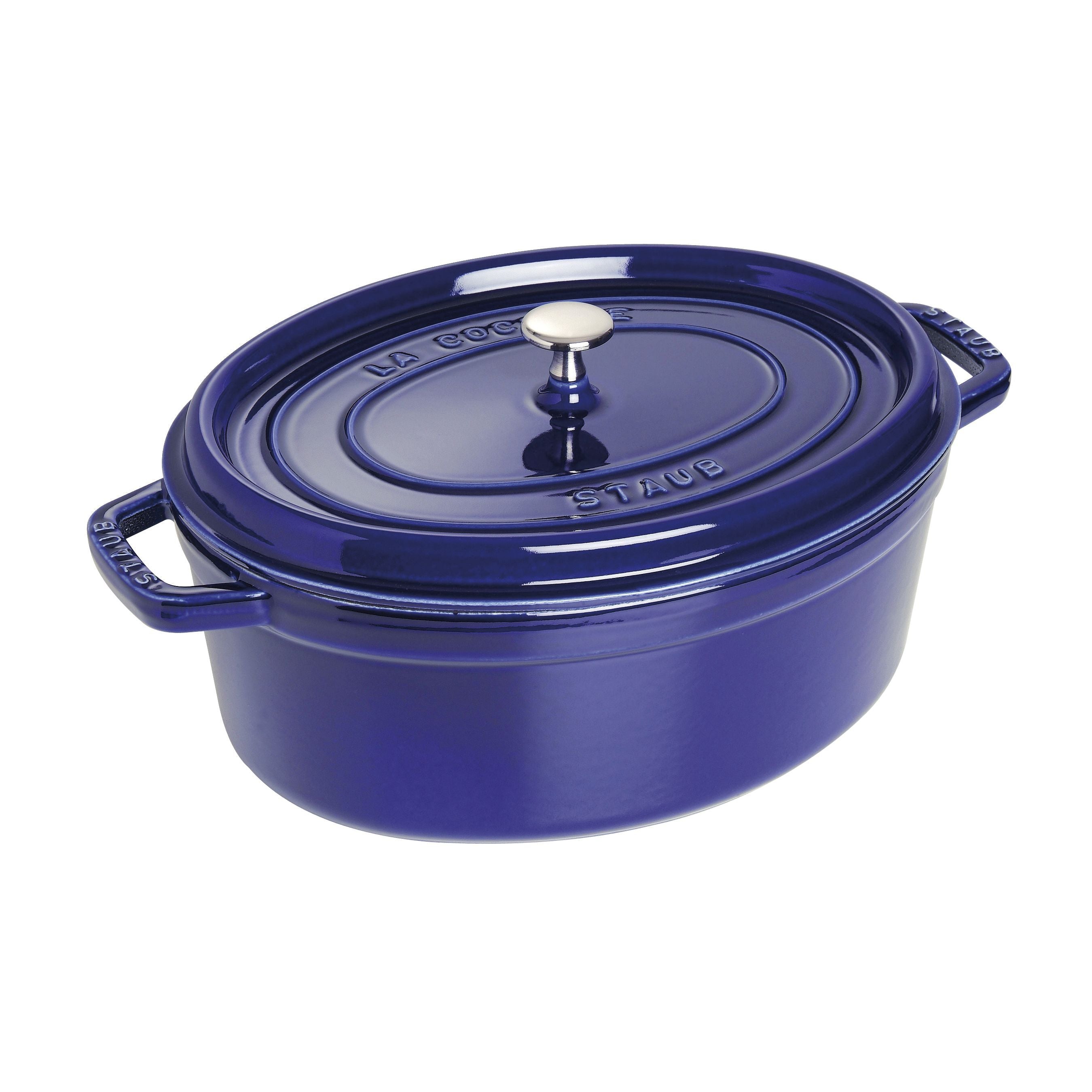 STAUB - Cocotte ovalada 33 cm - Azul oscuro image 0